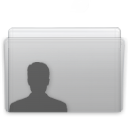 Folder - User - Graphite icon